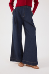 Calça Jeans Pregas Alfaiataria