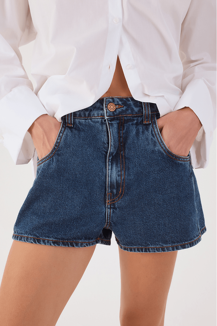 Short Jeans Regulagem Cós