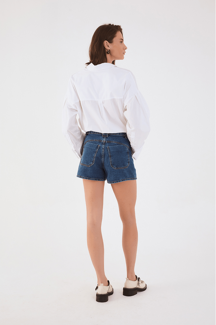 Short Jeans Regulagem Cós