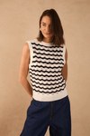 Colete Tricot Ondas