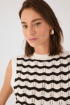 Colete Tricot Ondas