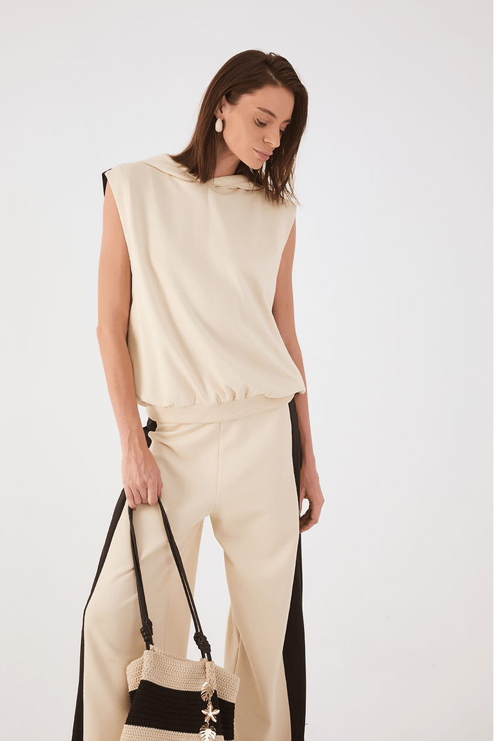 Blusa Moletom Com Nylon