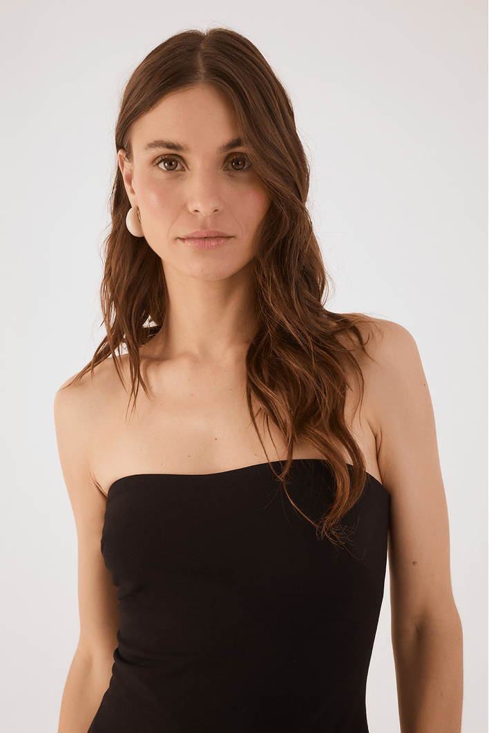 Vestido Curto Sem Alças