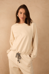 Blusa Moletom Com Alto Relevo