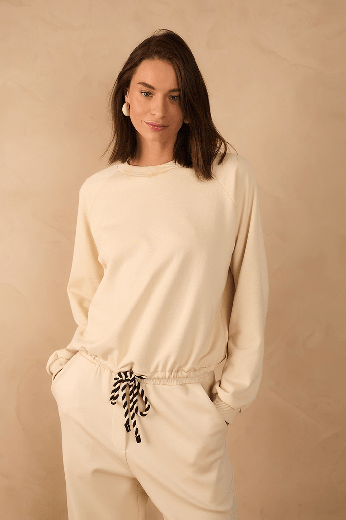 Blusa Moletom Com Alto Relevo