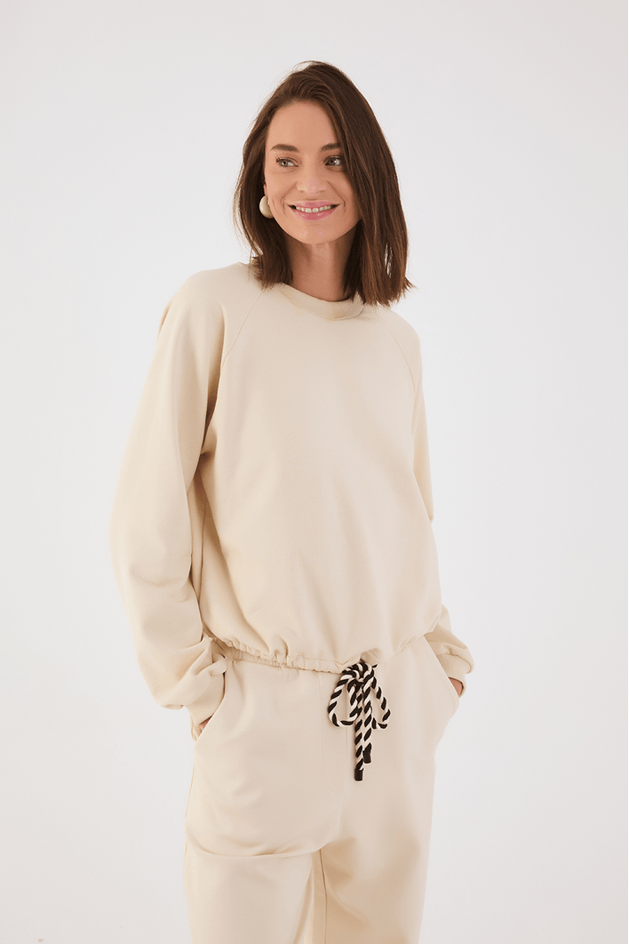 Blusa Moletom Com Alto Relevo