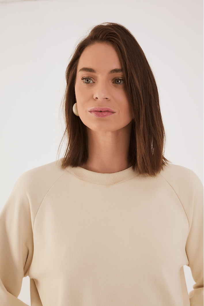 Blusa Moletom Com Alto Relevo