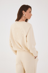 Blusa Moletom Com Alto Relevo