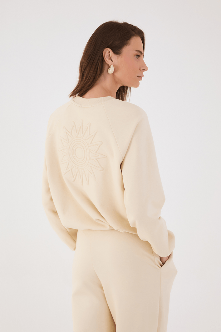 Blusa Moletom Com Alto Relevo