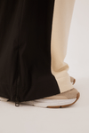 Calça Moletom Com Nylon