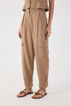 Calça Linho Bolsos Laterais