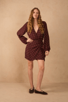 Vestido Pareô Crepe Estampa Noite