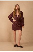 Vestido Pareô Crepe Estampa Noite