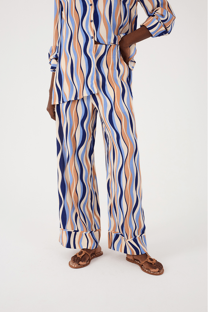 Calça Crepe Estampa Carioca
