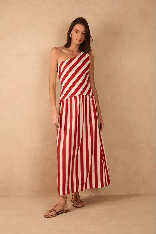 Vestido Cropped Estampa Listra Maravilha