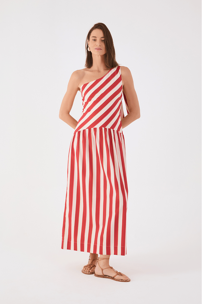 Vestido Cropped Estampa Listra Maravilha