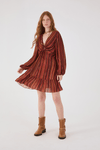 Vestido Lurex Estampa Refúgio