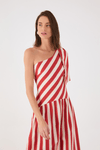 Vestido Cropped Estampa Listra Maravilha