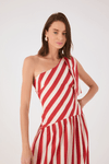 Vestido Cropped Estampa Listra Maravilha