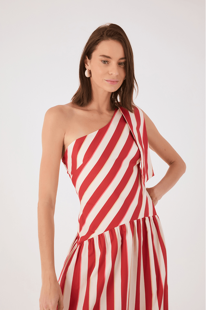 Vestido Cropped Estampa Listra Maravilha