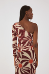 Blusa Franzida Tule Estampa Mormaço