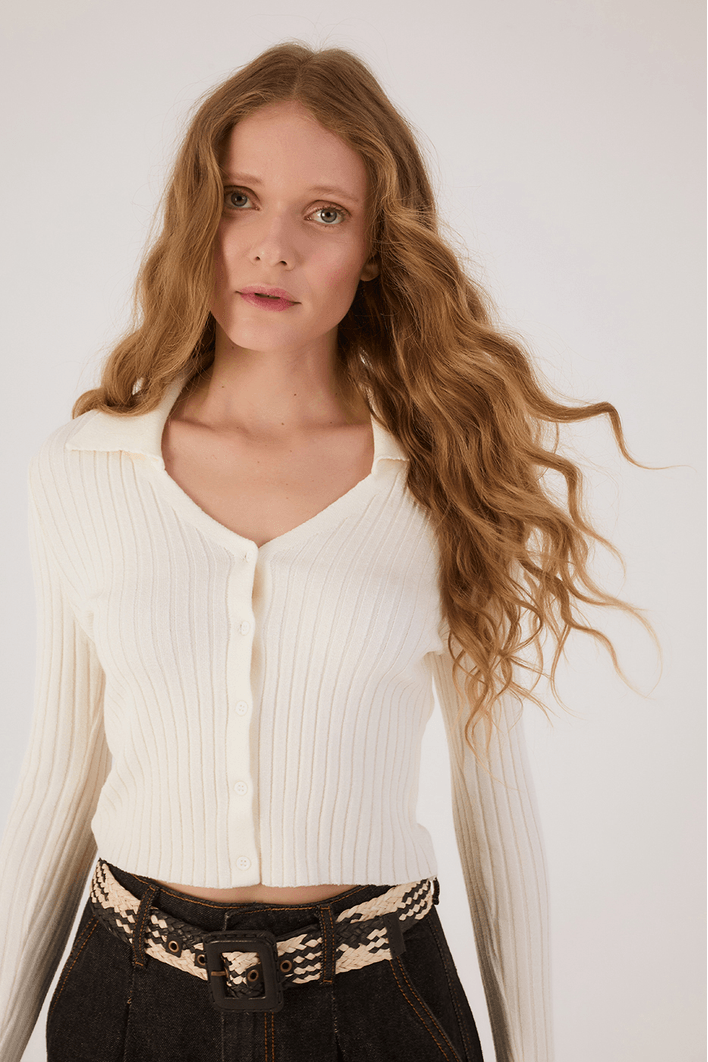 Blusa Tricot Canelada
