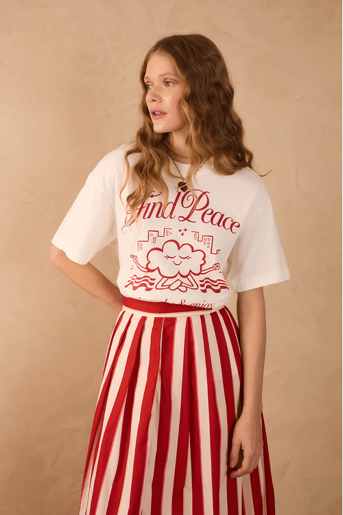 T-shirt Silk Find Peace