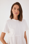 Blusa Babado Com Tecido