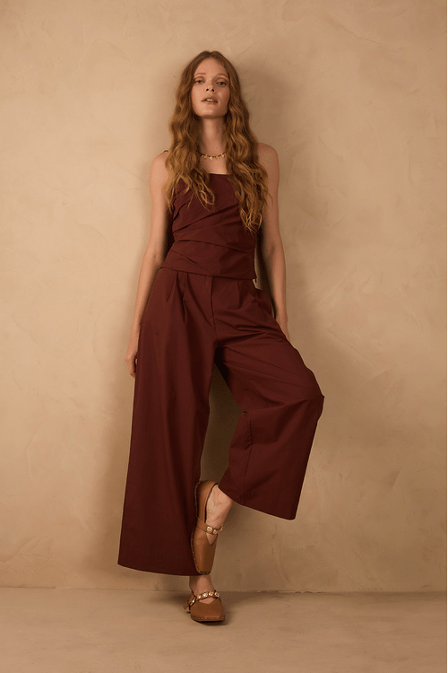Calça Algodão Cós Elástico