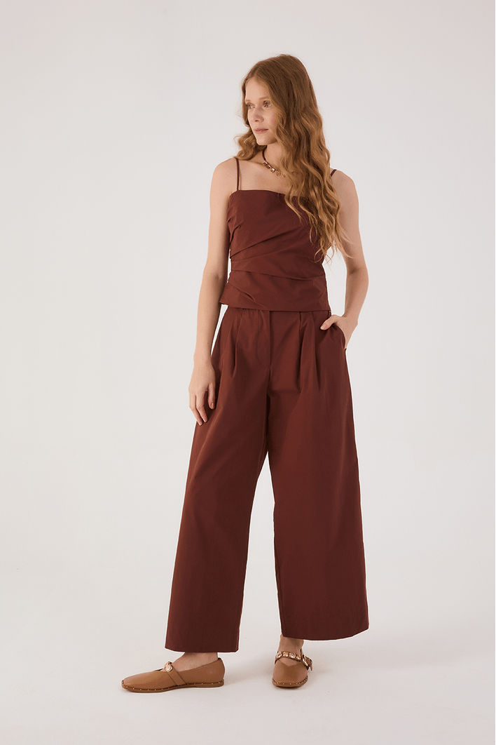 Calça Algodão Cós Elástico