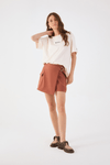 Short Saia Bolso Lateral