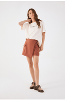 Short Saia Bolso Lateral