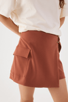 Short Saia Bolso Lateral