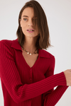 Blusa Tricot Canelada