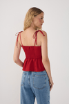 Blusa Algodao Alcinha Amarraçao