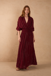 Vestido Longo Lurex Pala Lastex