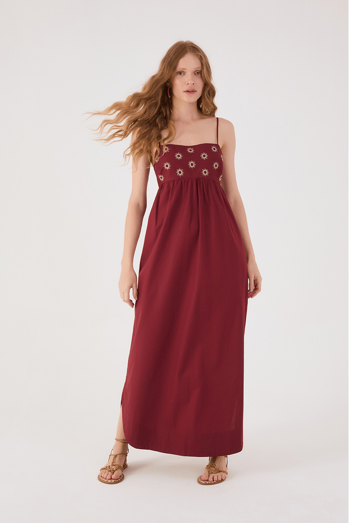 Vestido Cropped Bordado
