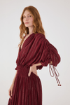 Vestido Longo Lurex Pala Lastex