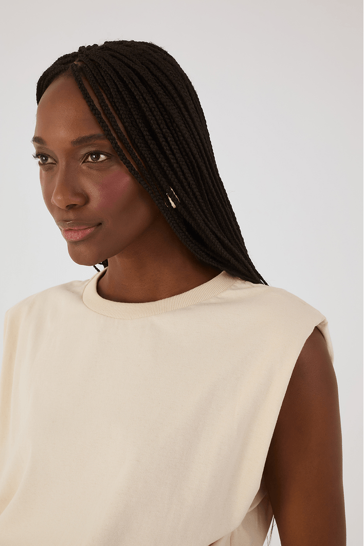 Vestido T-shirt Com Nylon