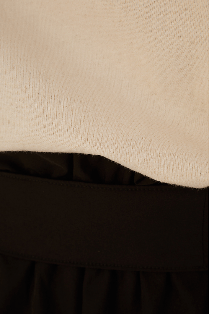 Vestido T-shirt Com Nylon