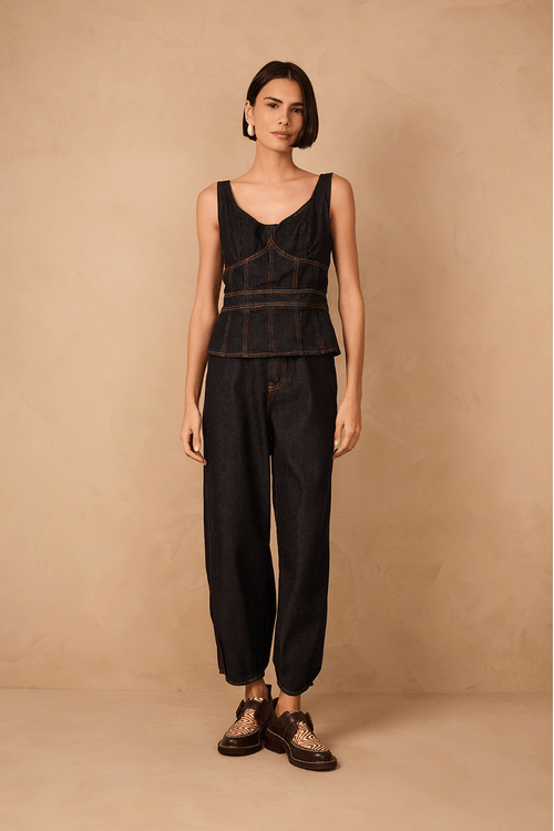 Macacão Jeans Black 3 Em 1