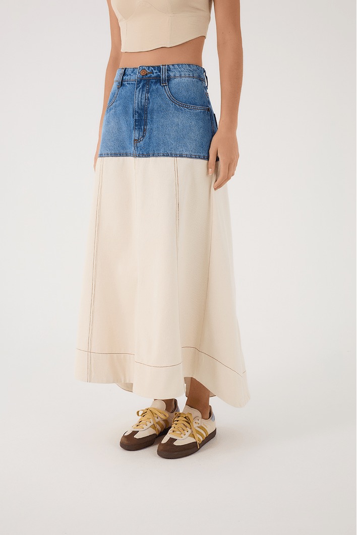 Saia Jeans Mix Sarja