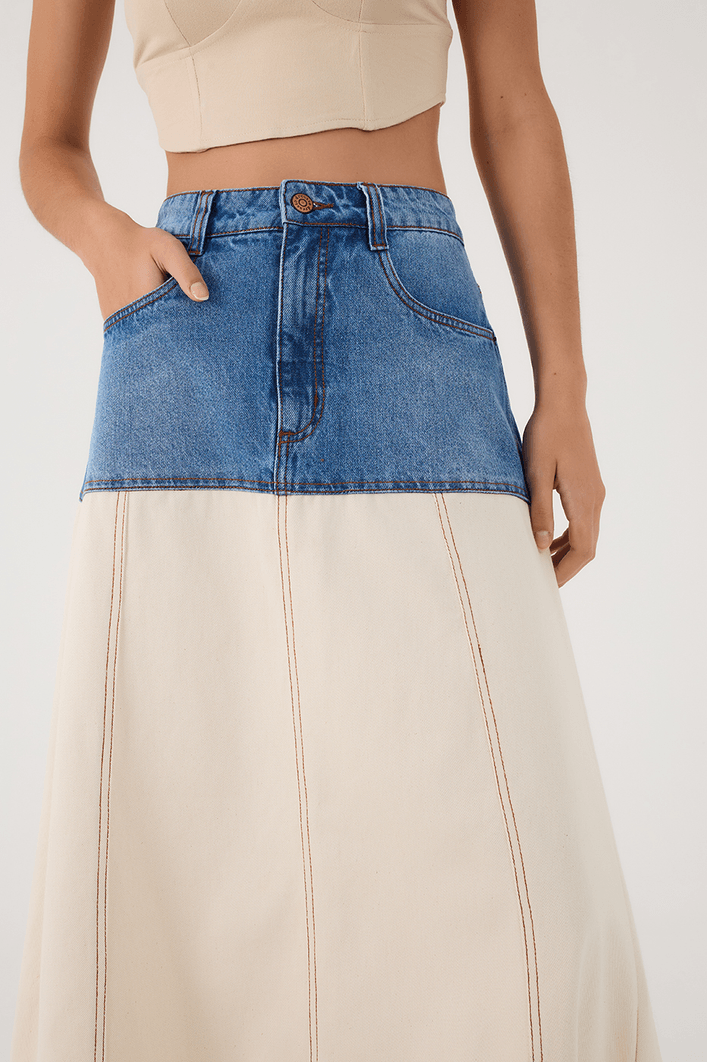 Saia Jeans Mix Sarja