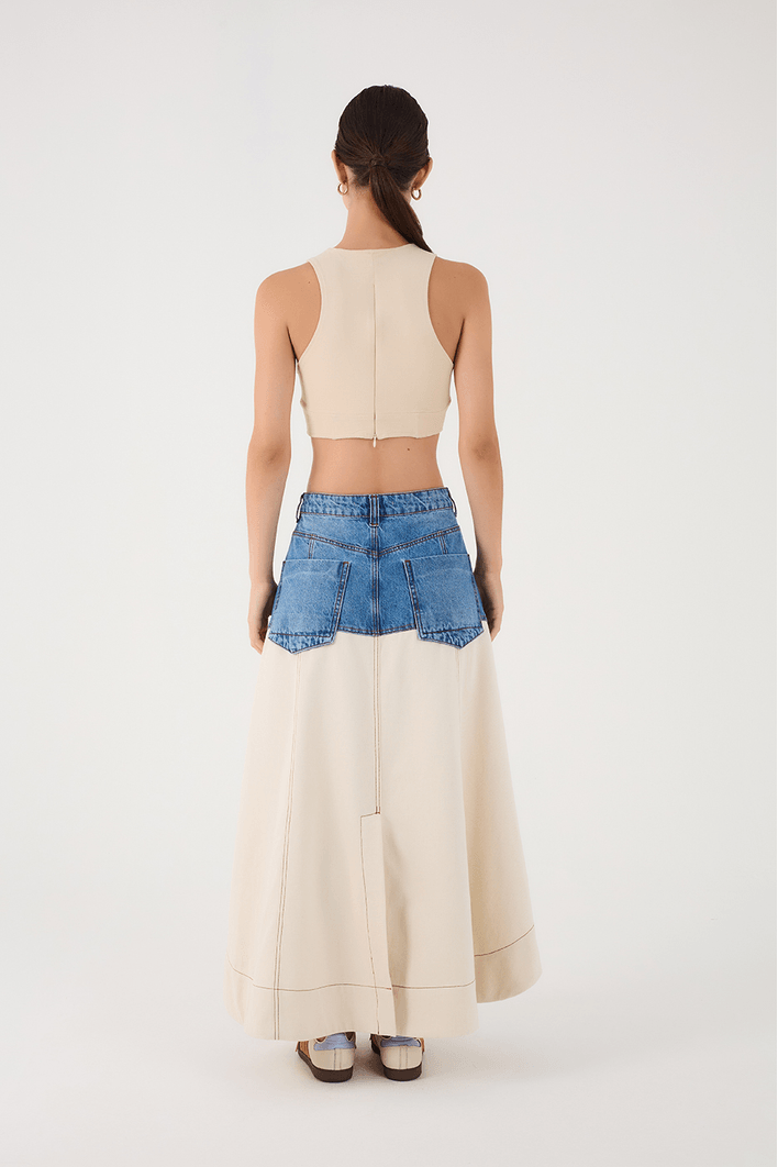 Saia Jeans Mix Sarja