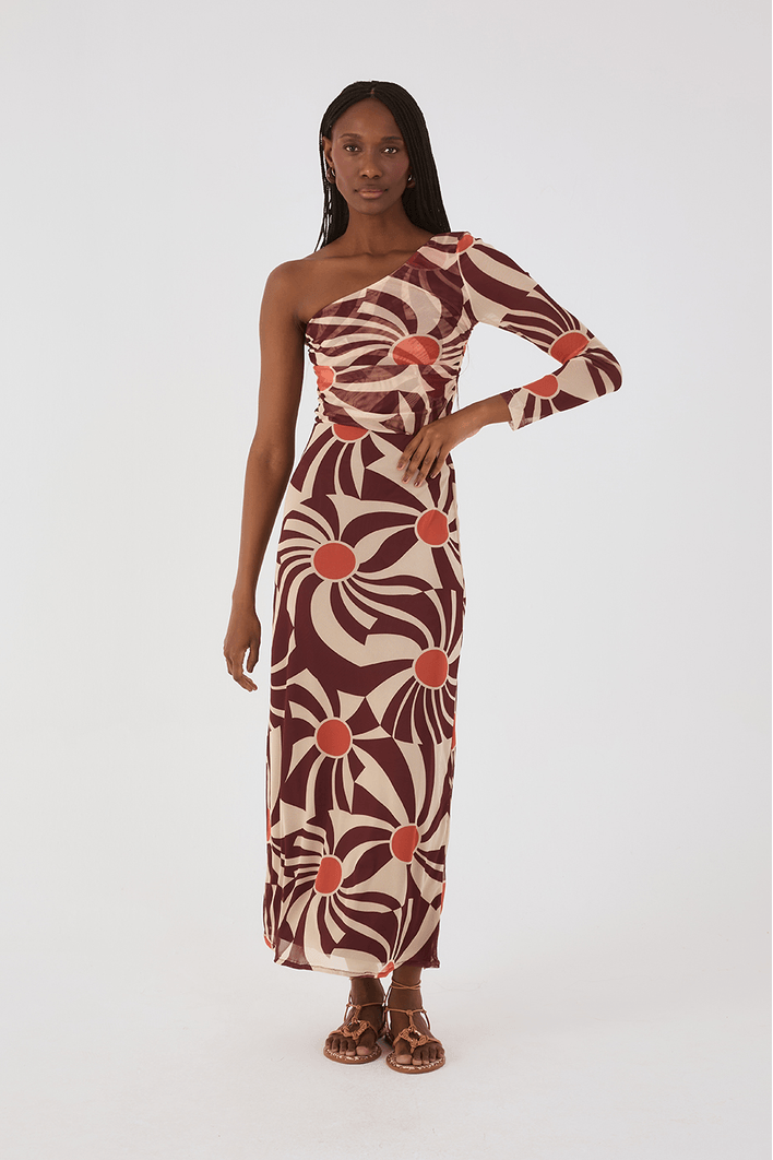 Saia Cropped Tule Estampa Mormaço