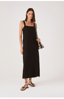 Vestido Cropped Linho Quadradinho