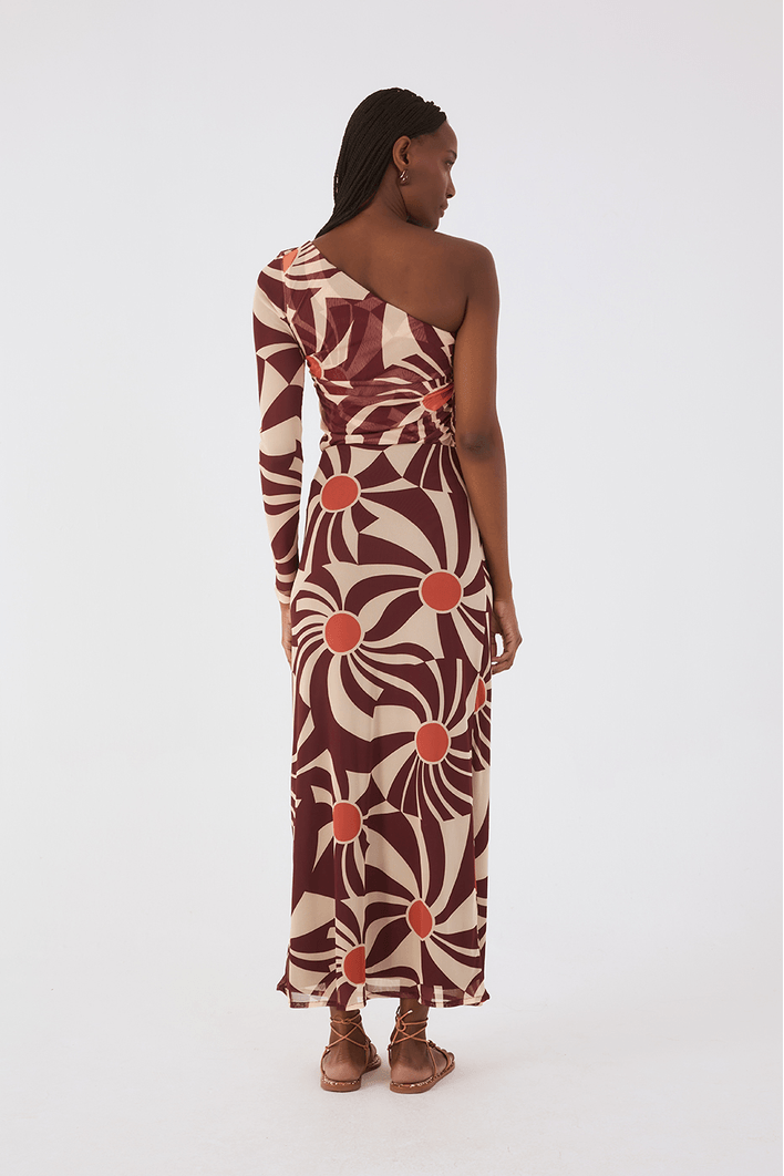 Saia Cropped Tule Estampa Mormaço