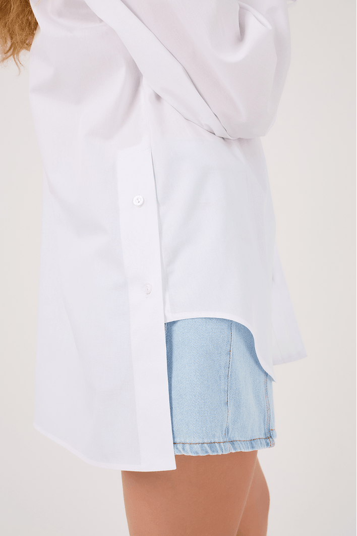 Camisa Algodão Punho Amarração