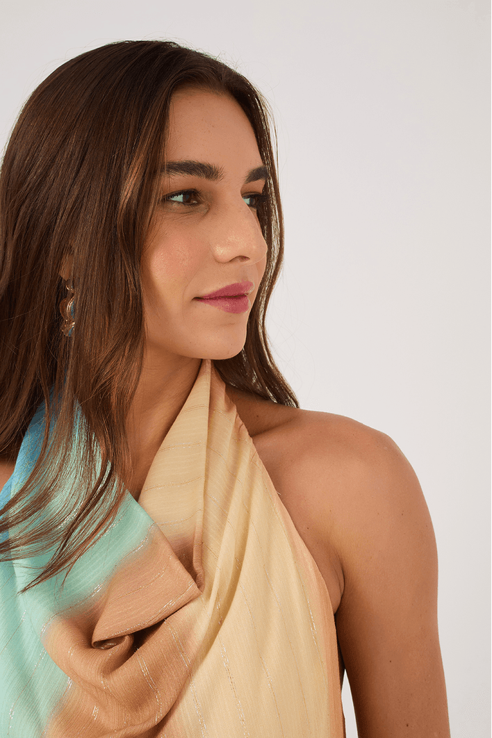 Blusa Lurex Estampa Recanto