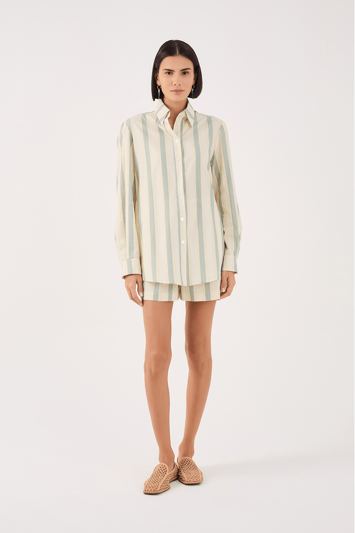 Camisa Estampa Listra Ostra